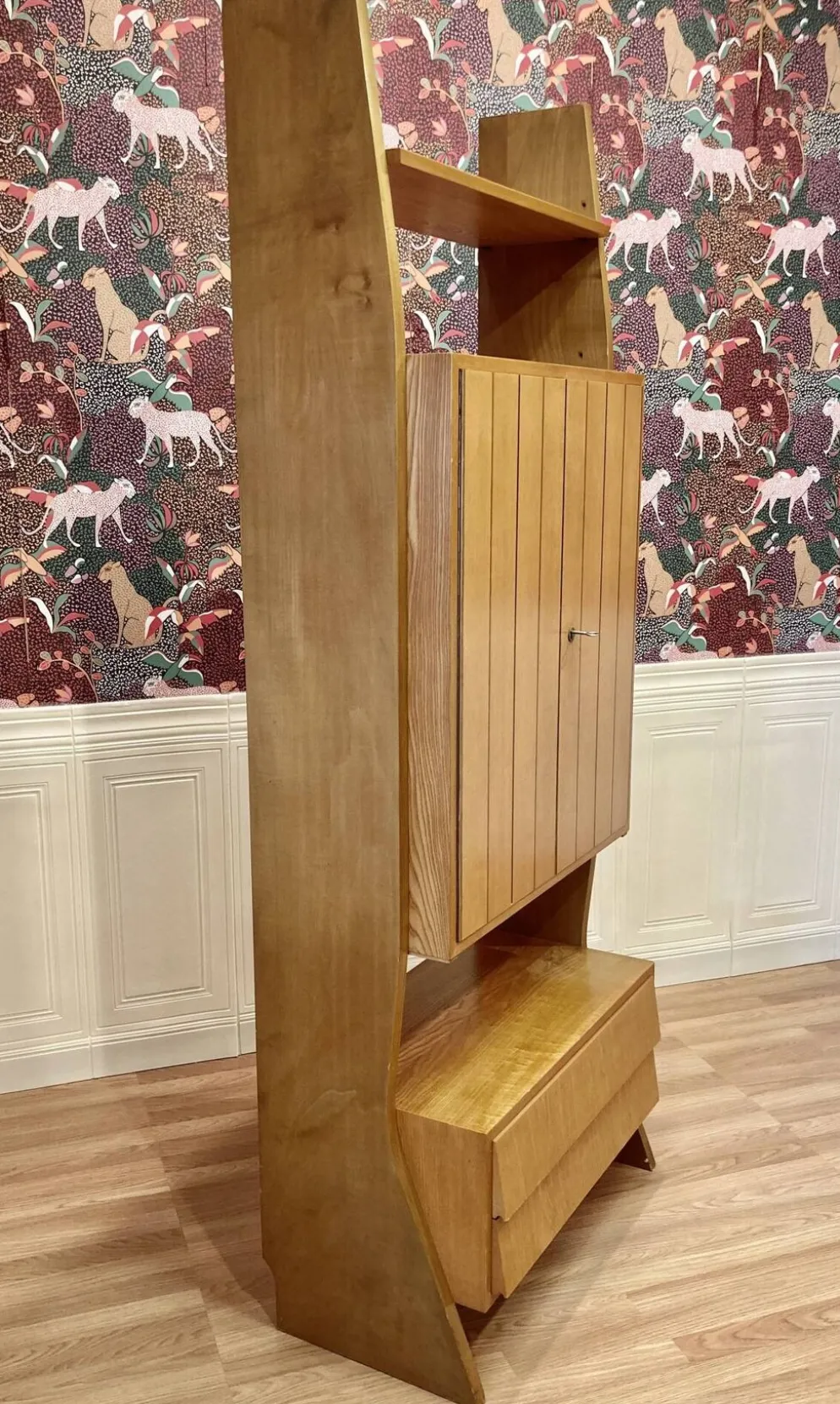 Grand rangement modulable design 1950.