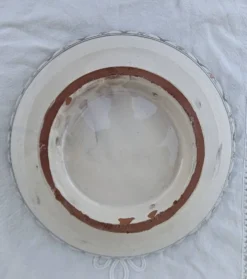 Grand Saladier Céramique SAFI Maroc XXL 29cm Poterie Berbère Zouak Tra