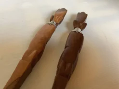 Grands couverts en bois africain