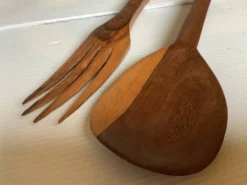 Grands couverts en bois africain