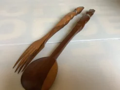 Grands couverts en bois africain