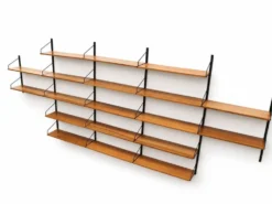 Grand étagère murale vintage des années 1960