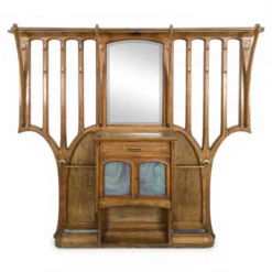 Grand vestiaire Art Nouveau dans le style de Vand de Velde