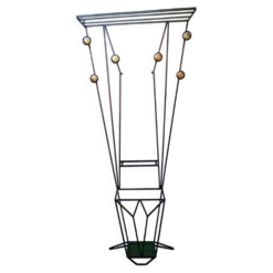 Grand vestiaire porte-manteaux vintage années 50/60