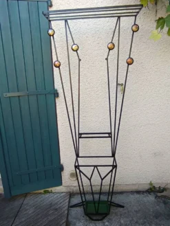 Grand vestiaire porte-manteaux vintage années 50/60