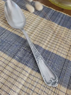 Grosse cuillère en métal argenté