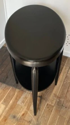 Gueridon console bois noir art déco