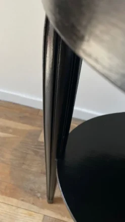 Gueridon console bois noir art déco
