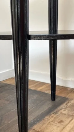 Gueridon console bois noir art déco