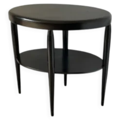 Gueridon console bois noir art déco