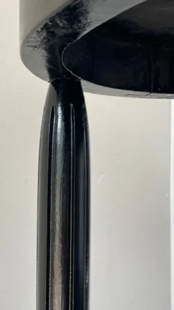 Gueridon console bois noir art déco