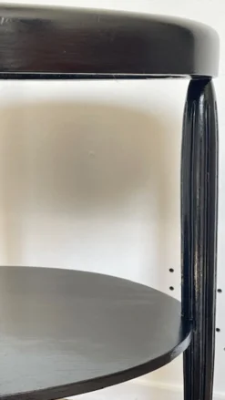 Gueridon console bois noir art déco