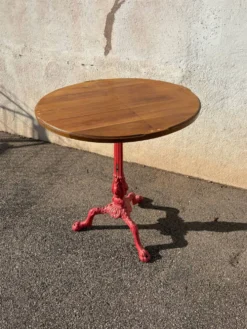 Guéridon bistrot fonte XIX ème