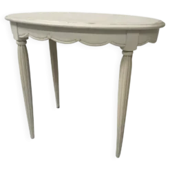 Guéridon de style Art Déco en hetre patiné XX siècle