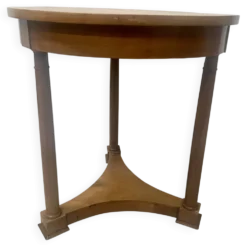 Guéridon rond de style Empire en merisier XIX siècle