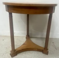Guéridon rond de style Empire en merisier XIX siècle