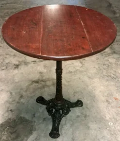 Guéridon table de bistrot de campagne