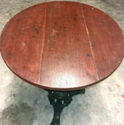 Guéridon table de bistrot de campagne