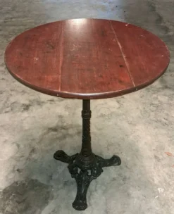 Guéridon table de bistrot de campagne