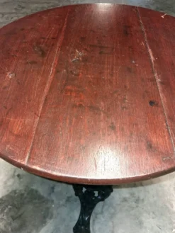 Guéridon table de bistrot de campagne
