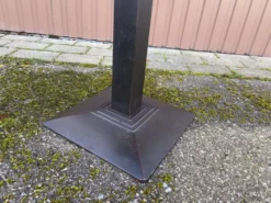 guéridon table fer métal jardin bistrot 70 s vintage