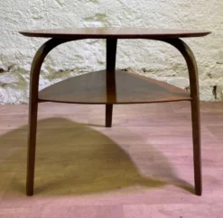 Guéridon tripode Bow Wood par Steiner