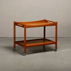 Hans J. Wegner AT-45 Trolley en teck pour Andreas Tuck et Illums Bolighus