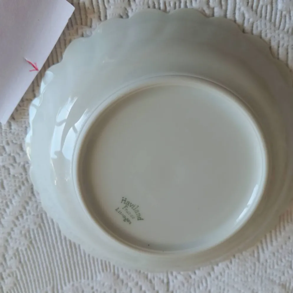 Haviland Limoges service à café Torse blanc doré 20 pièces 8 tasses