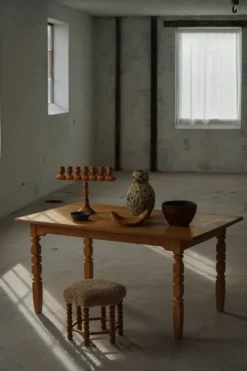 Henning Kjærnulf, table de salle à manger rectangulaire en Oak, modernité danoise du milieu du siècle, années 1960