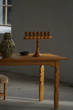 Henning Kjærnulf, table de salle à manger rectangulaire en Oak, modernité danoise du milieu du siècle, années 1960