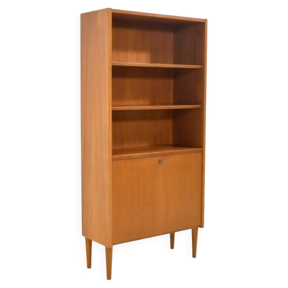 Highboard par Poul Hundevad, années 1960, cabinet scandinave en teck danois.