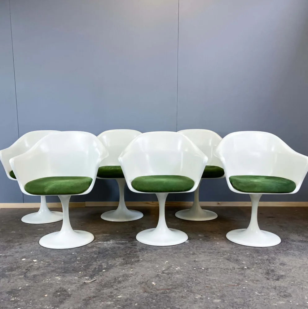 Icônes de design de l'ère spatiale : ensemble de salle à manger 'Set-Line' par K. Schäfer pour Lübke, années 1960.