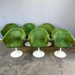Icônes de design de l'ère spatiale : ensemble de salle à manger 'Set-Line' par K. Schäfer pour Lübke, années 1960.