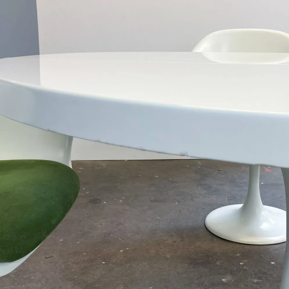 Icônes de design de l'ère spatiale : ensemble de salle à manger 'Set-Line' par K. Schäfer pour Lübke, années 1960.
