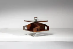 Ico Parisi table basse, bar modèle Itri