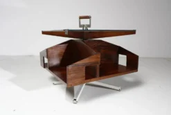 Ico Parisi table basse, bar modèle Itri