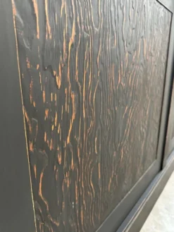 Ilot de magasin en sapin