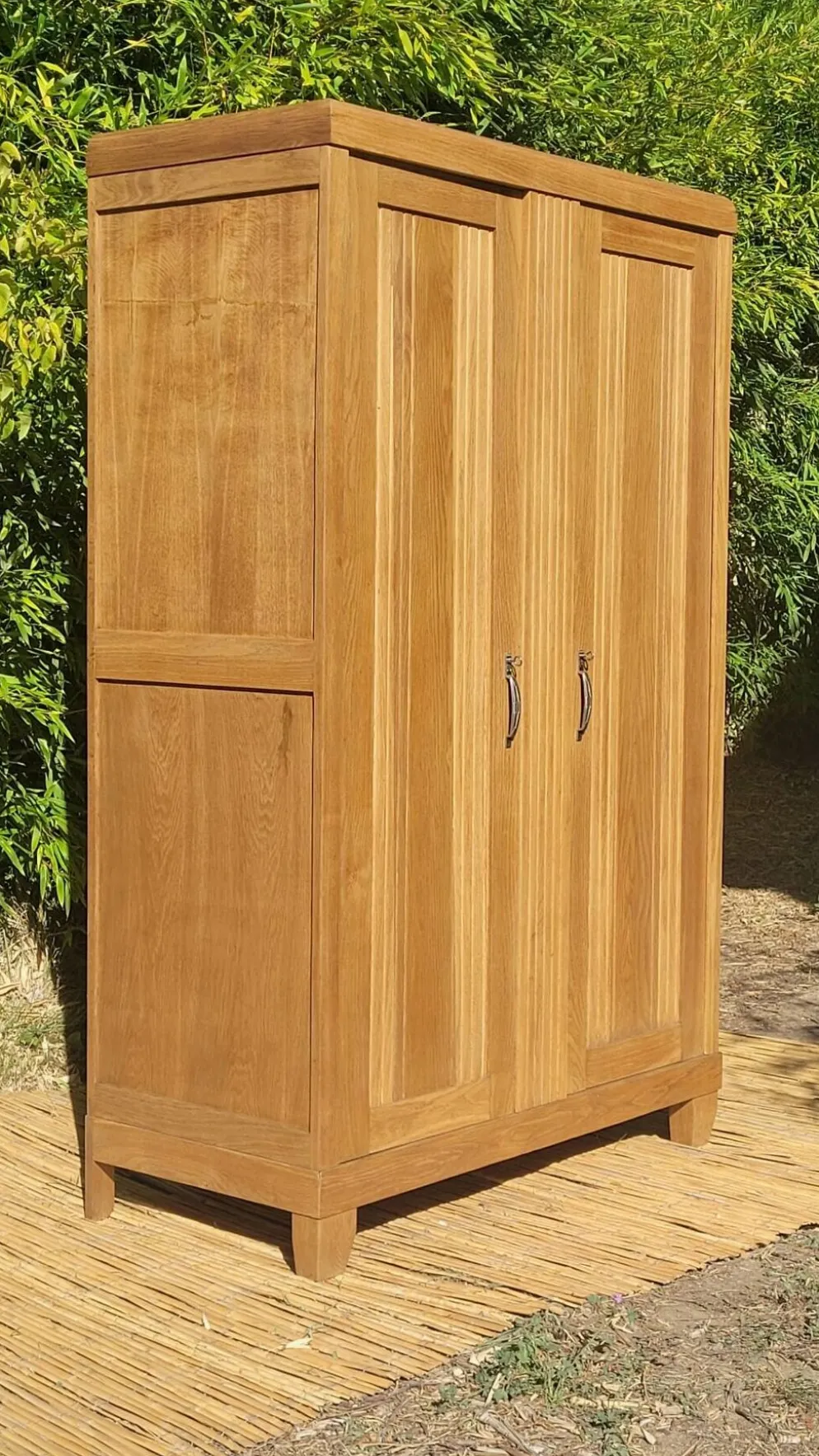 Immense Armoire ancienne en chêne massif- rénovée