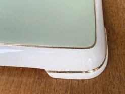 Important dessous de plat Vintage faïence Villeroy & Boch vert céladon