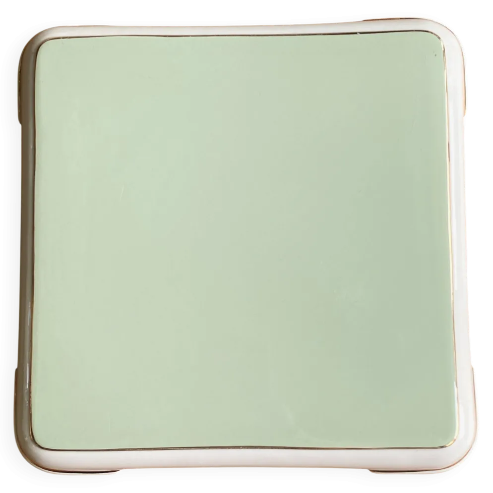 Important dessous de plat Vintage faïence Villeroy & Boch vert céladon
