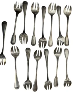 Important lot couverts 118 pièces métal argenté Ercuis, Christofle XXème