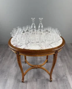 Important service de verres en cristal Baccarat, 43 pièces, XXe Siècle