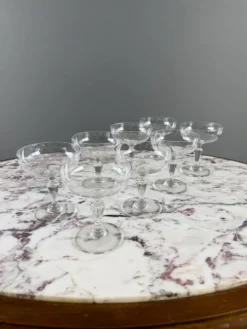 Important service de verres en cristal Baccarat, 43 pièces, XXe Siècle