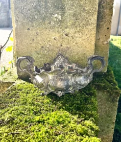 Jardinière en argent massif, centre de table Art Nouveau français