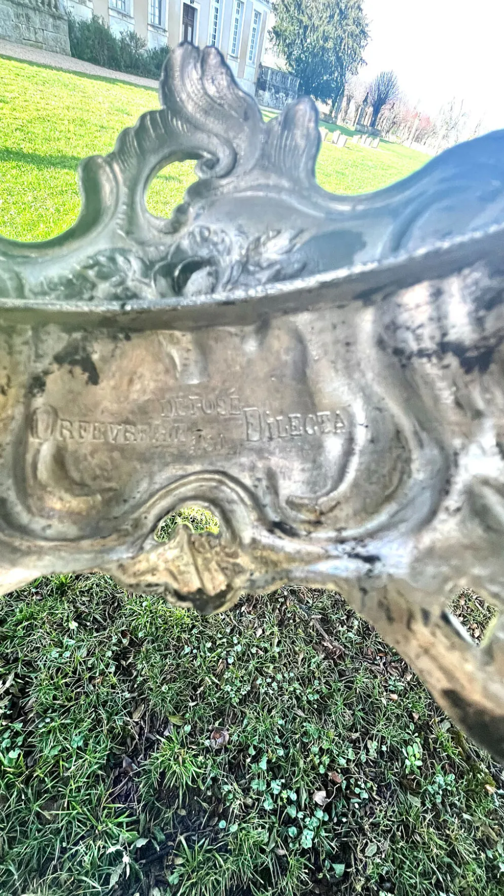 Jardinière en argent massif, centre de table Art Nouveau français