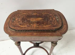 Jardinière Napoléon III en bois de placage XIX siècle