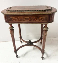 Jardinière Napoléon III en bois de placage XIX siècle