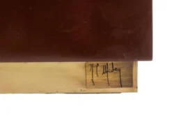 Jean-Claude Mahey. Commode en bois laqué. Années 1970-80.