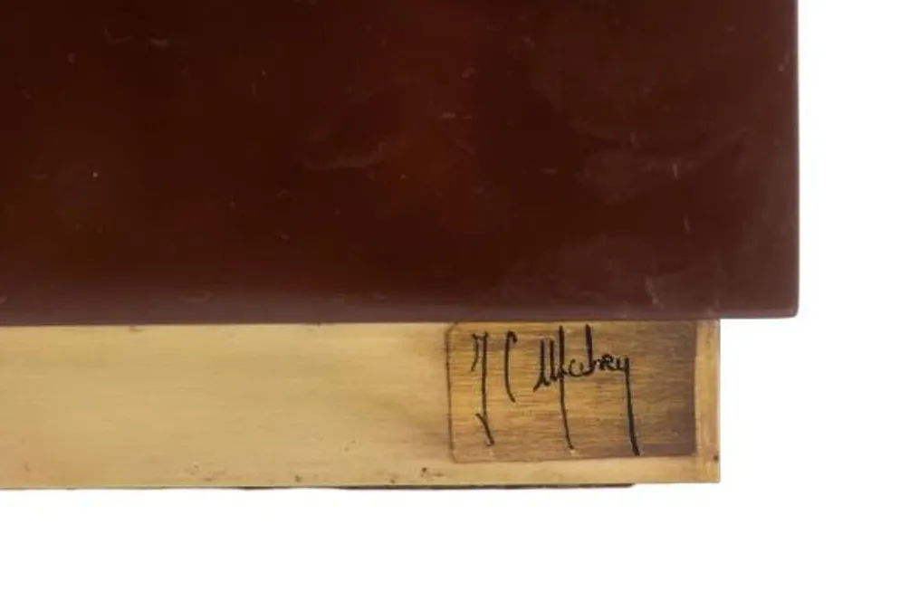 Jean-Claude Mahey. Commode en bois laqué. Années 1970-80.