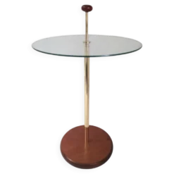 Jolie petite table d'appoint italienne 80s